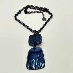 Dana Buchman Iridescent Blue Necklace